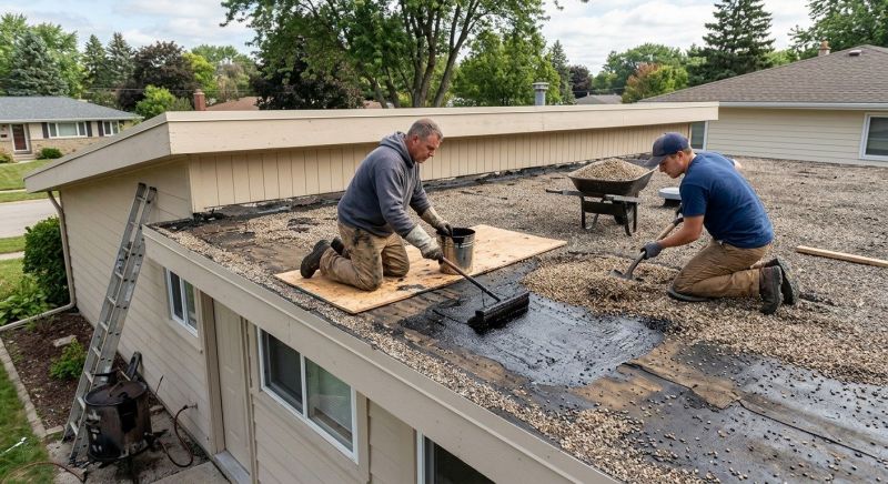 Tar And Gravel Roof Repair in Golden, CO