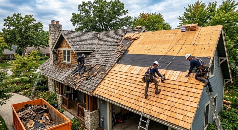 Wood Shake Roof Replacement in Denver, CO